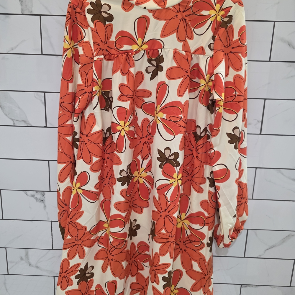 Floral Long Sleeve Dress